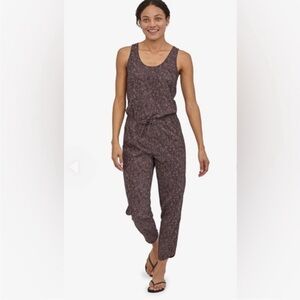 Patagonia Fleetwith Jumpsuit - Brown Floral